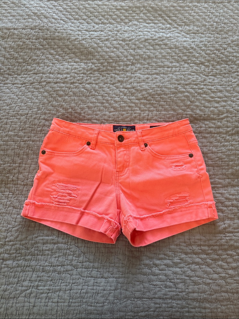 Lucky Brand Distressed Riley Jean Short